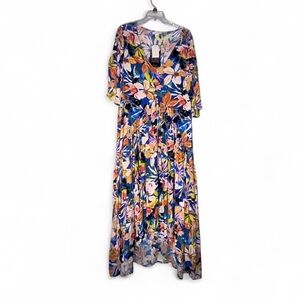 Loralette Vibrant Floral Maxi Dress